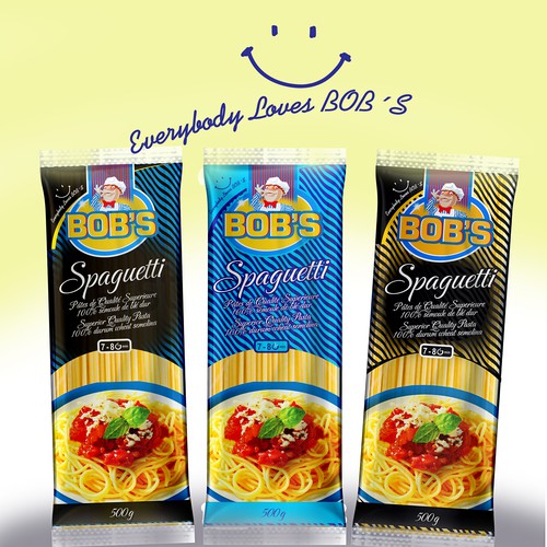 Can you give Bob's spaghetti a new design?