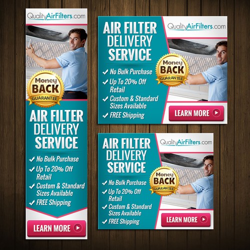 Eye catching, informative banner re: QualityAirFilters.com