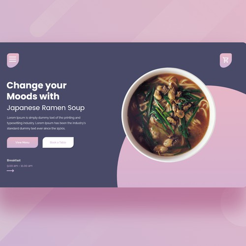 restaurant web ui