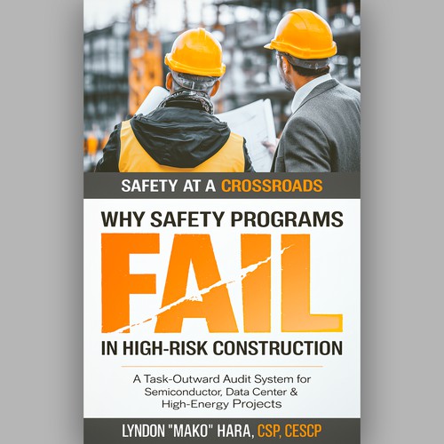 Professional Safety at a Crossroads — Executive-Level Book Cover Design
