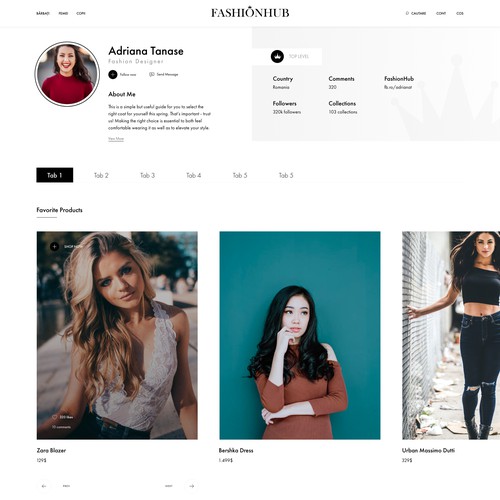 Fashion Social Platform & eCommerce Website