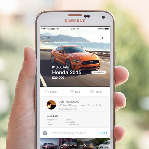 Car app design 