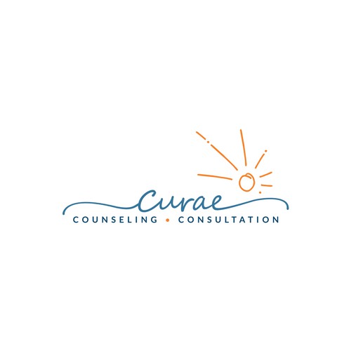 Curae Counseling & Consultation logo (Group psycotherapy on main street in small town)