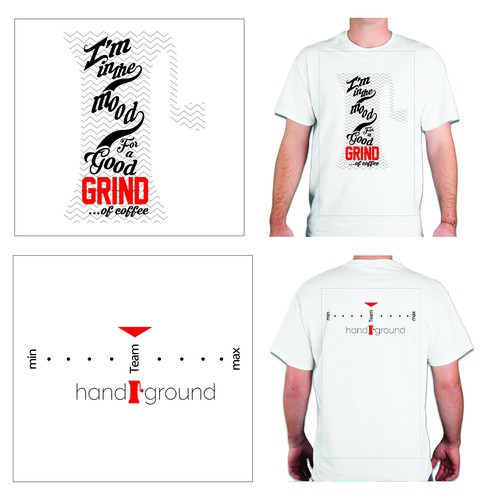 Design the Handground Coffee Grinder Special Edition Kickstarter T-Shirt