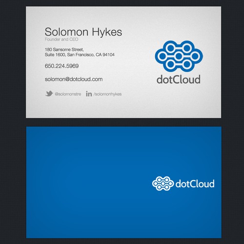 Dotcloud Business Card Design