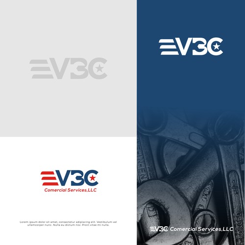 VBC maintenance mechanical logo concept