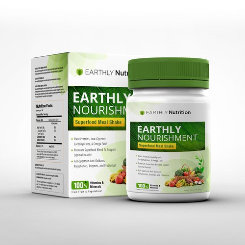 Packaging For Nutritional Health & Fitness Supplement 