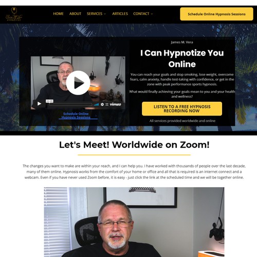 Scheduling Online Hypnosis Sessions just got easier