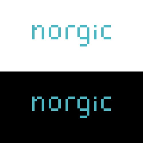 8bit logo for Norwegian IT company