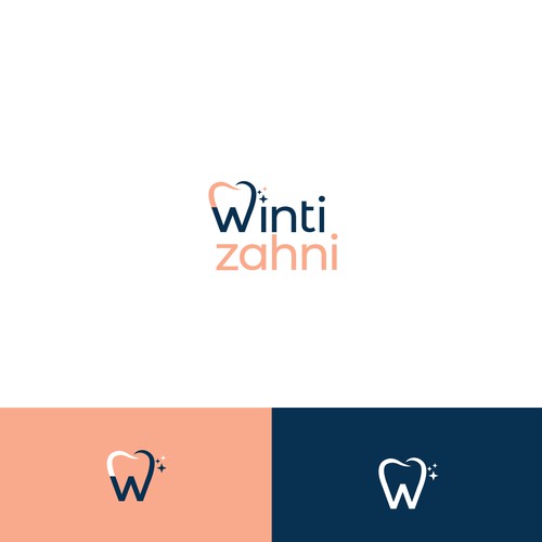 Clean logo design for Dentist 