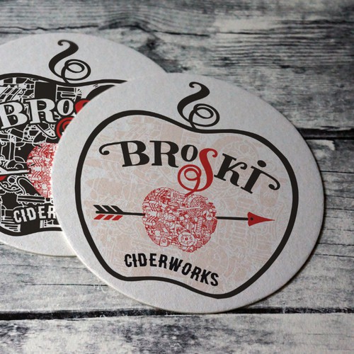 Illustrated Craft Logo for a Premium Cidery Brand