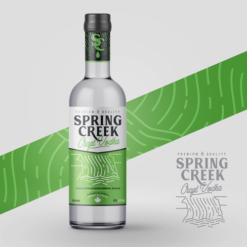 Modern Craft Vodka Label