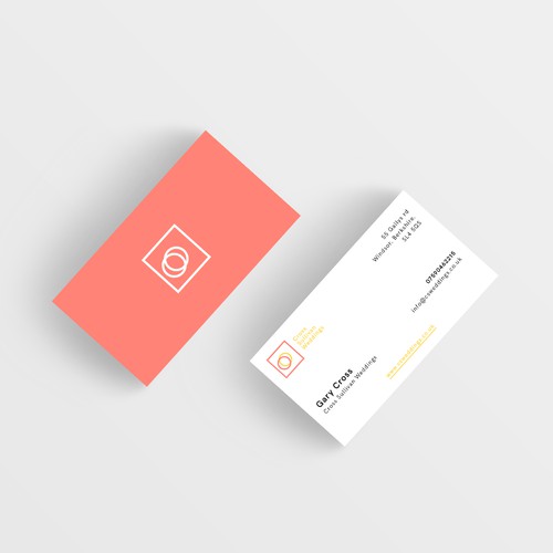 Business Card for Wedding Company