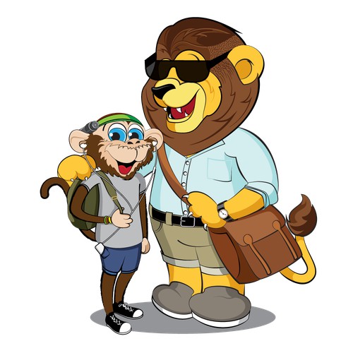 Mascots for on-line travel company