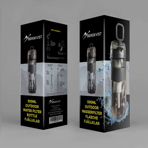 Outdoor Water Filter Bottle