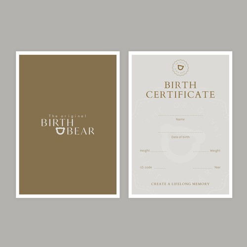 Birth Certificate Design