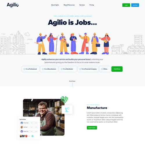 Agilio search product