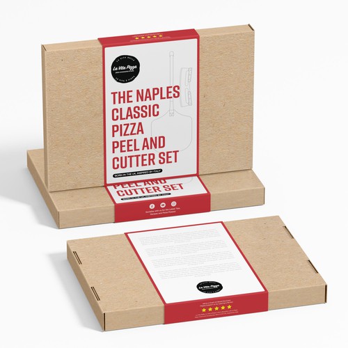 The Naples Classic Pizza Peel and Cutter Set