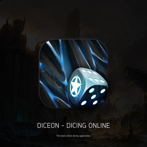 Diceon iOS应用程序图标（在线DICING）