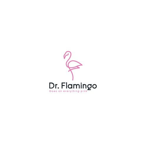 Flamingo Line art style