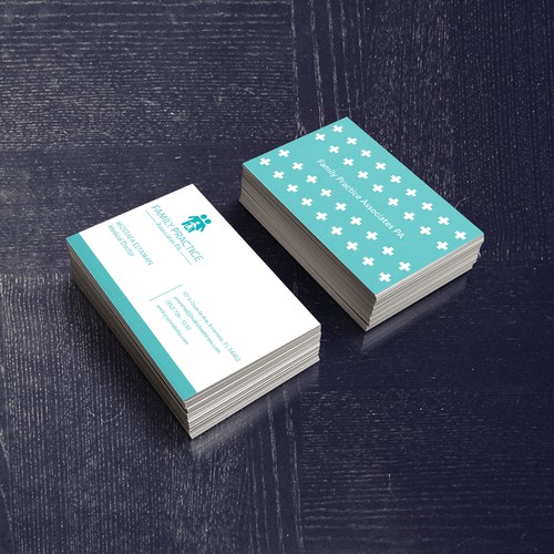 Medical Practice Business card design including logo