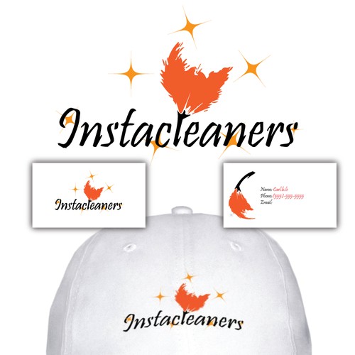 InstaCleaners needs a new logo and business card