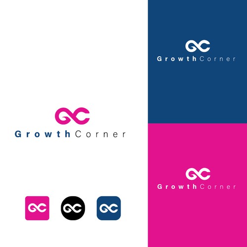 Growth Corner Logo Design concept