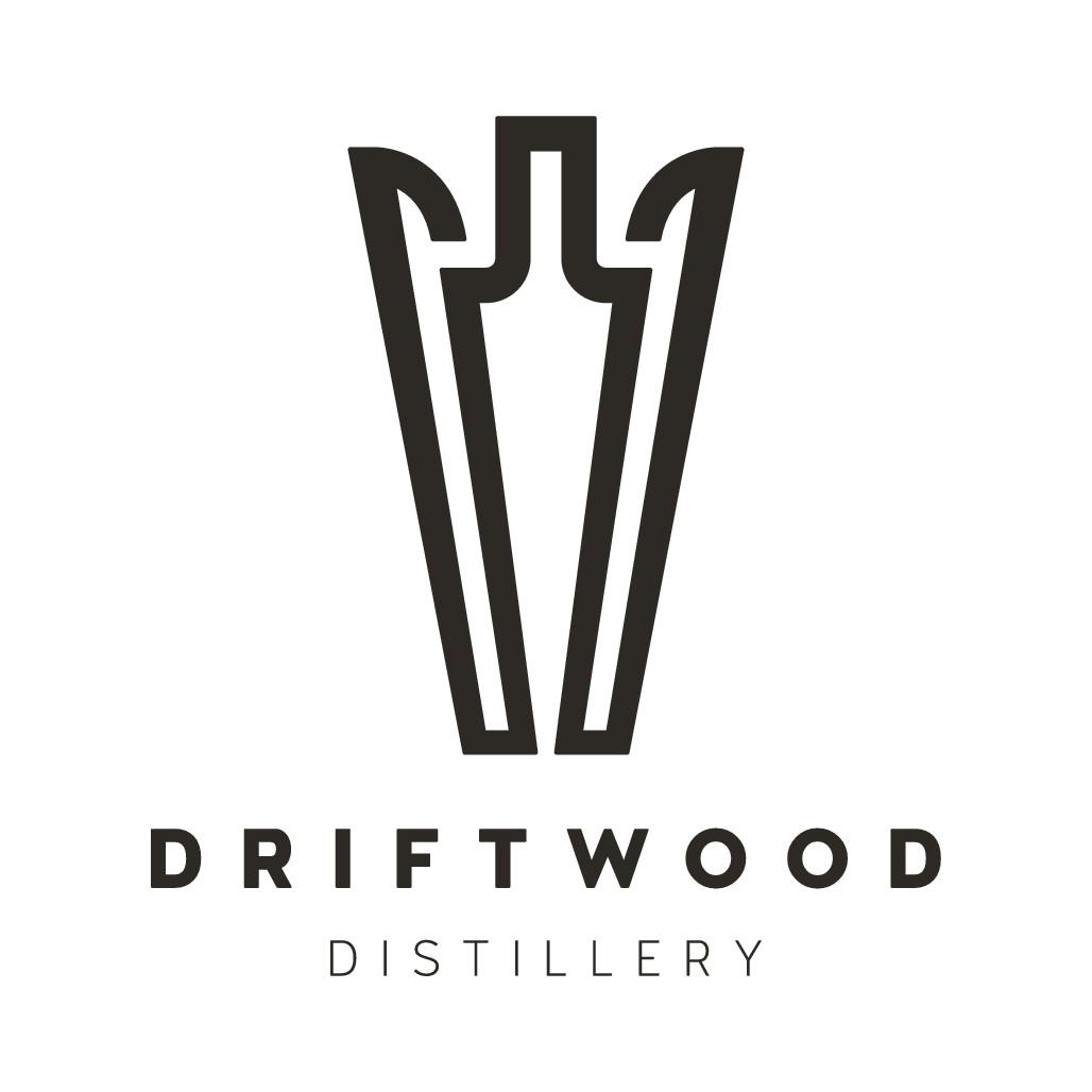 Design a "disruptive distilling" logo for a new distillery