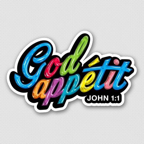 Sticker Design for God Appetit