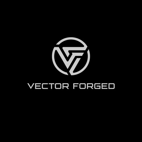 Modern logo for Vector Forged