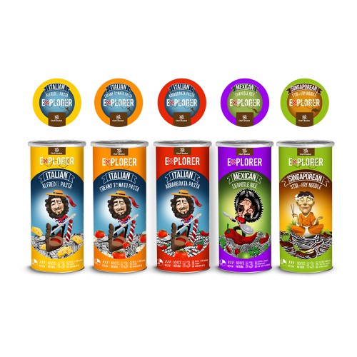 Product Label for Ready-to-cook Pastas, Noodles