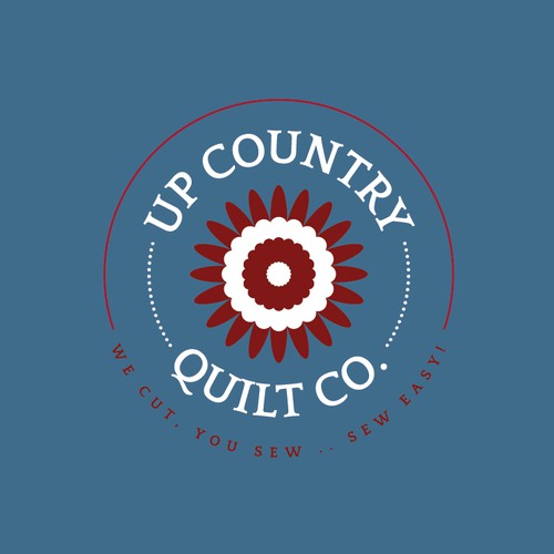 UpCountry Quilt Co Logo Design