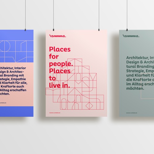kommma Architektur: Brand Strategy, Brand Design & Naming
