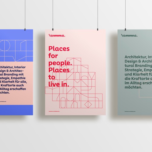 kommma Architektur: Brand Strategy, Brand Design & Naming