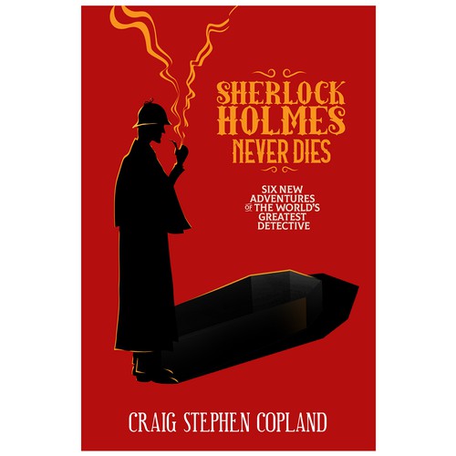 Sherlock Holmed Never Dies Book Cover Concept