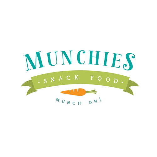 Logo concept for snack foods