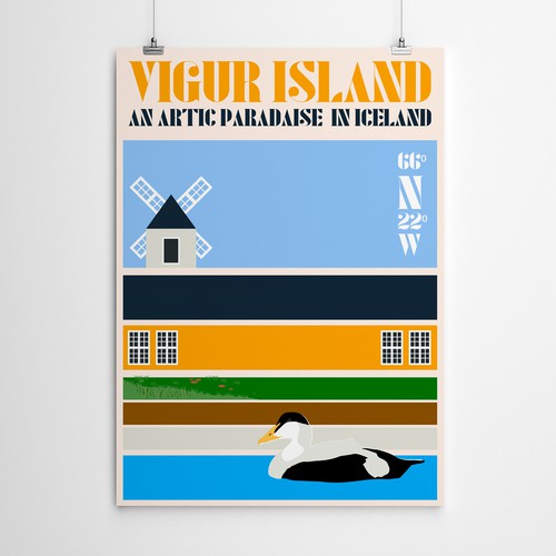 Vigur Island Poster