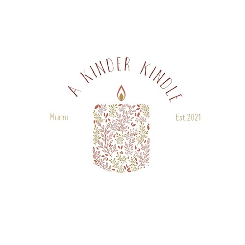 Handmade candle company logo