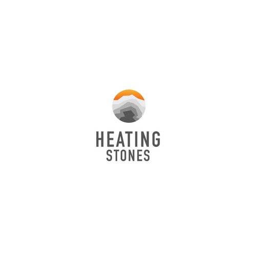 Logoconcept, heating stones