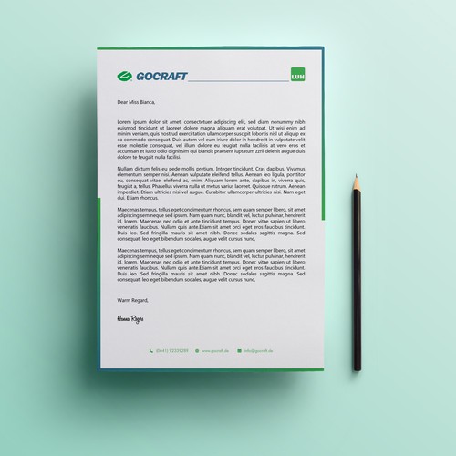 Gocraft Letterhead