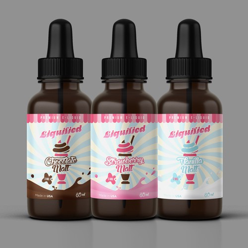 E-LIQUID LABEL DESIGN