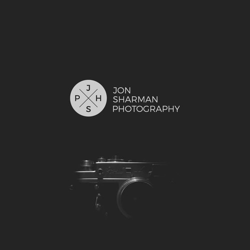 Minimalist logo for photographer