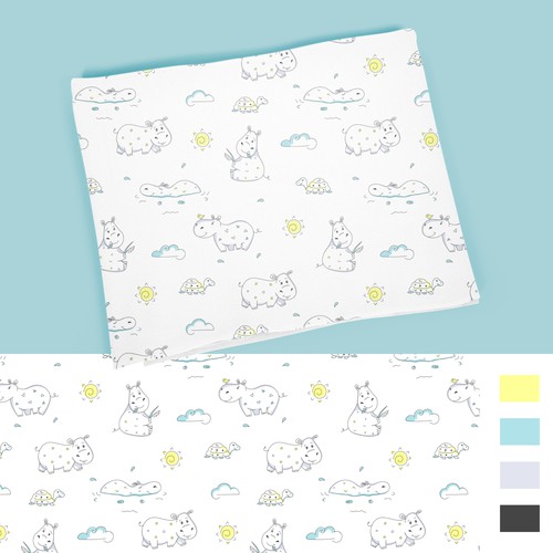 Baby Muslin Swaddle Blankets pattern