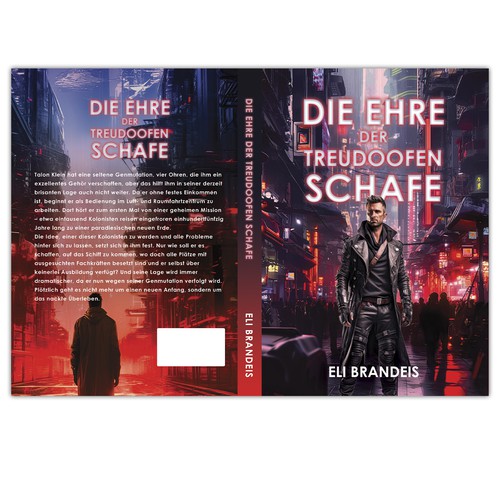 Book cover illustration : Die Ehre der treudoofen Schafe