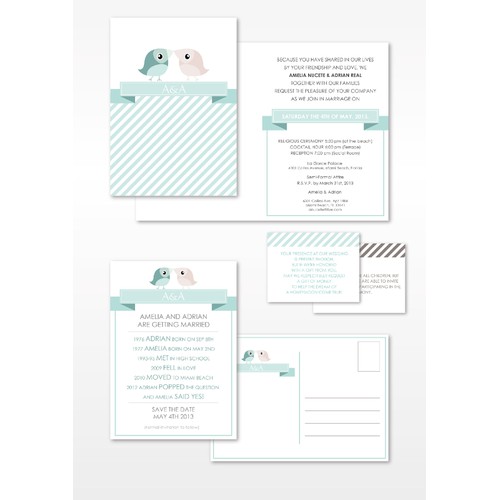 Personal Wedding needs a new card or invitation