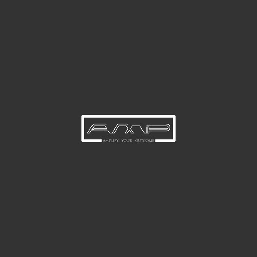 Modern concept for amplifier logo