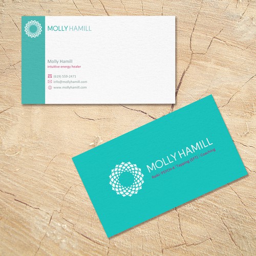 business cards for intuitive energy healer