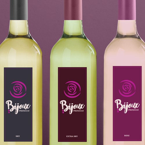 Wine label concept for Bijoux Prosecco