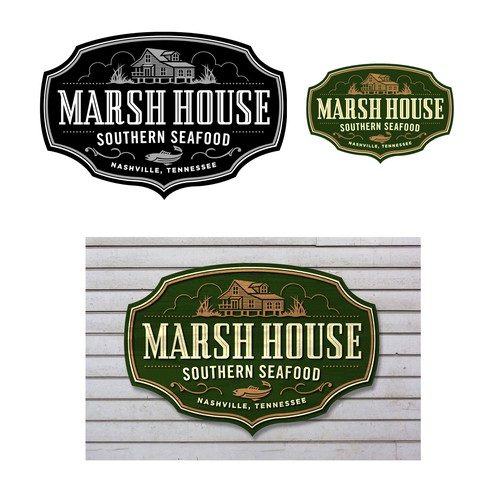Marsh House Seafood Logo