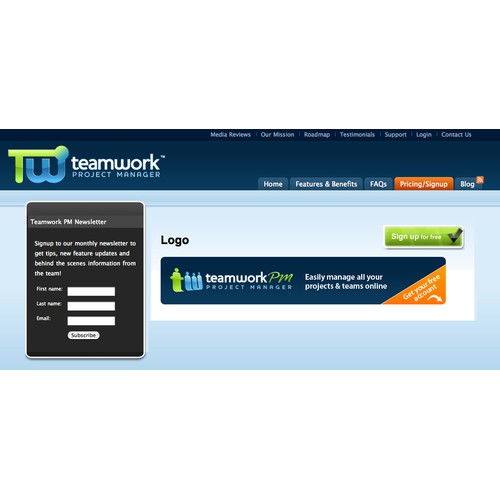 New Logo Design wanted for TeamworkPM.net